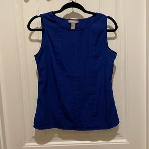 Banana Republic shell/tank - beautiful royal blue color - small